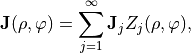 \begin{eqnarray*}
\TField{J}(\rho, \varphi) = \sum_{j=1}^{\infty} \TField{J}_j Z_j(\rho, \varphi),
\end{eqnarray*}